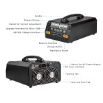 Cargador inteligente de equilibrio de doble canal EV-Peak de venta al por mayor para batería Lipo / Lihv 6S-14s 2500W/ 25A Dron agrícola